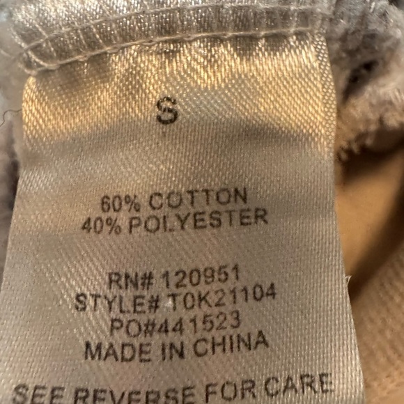 Hippie Roae Women’s Tie Die Crew Neck Sweatshirt Gray Small - Picture 2 of 4